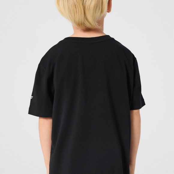 Fabletics Kids Black Graphic Tee - Picture 2 of 6
